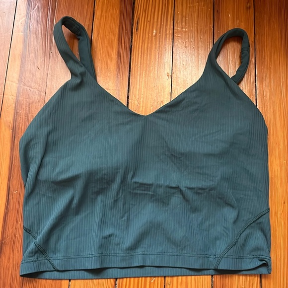 lululemon athletica Tops - Lululemon Align Ribbed Tank Top Green Jasper Sz 8
